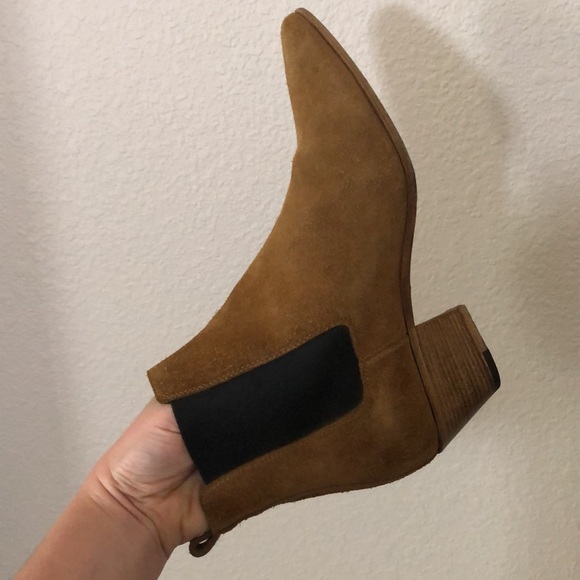 SAINT LAURENT Rare suede ankle Chelsea Boots 38 - Picture 8 of 9